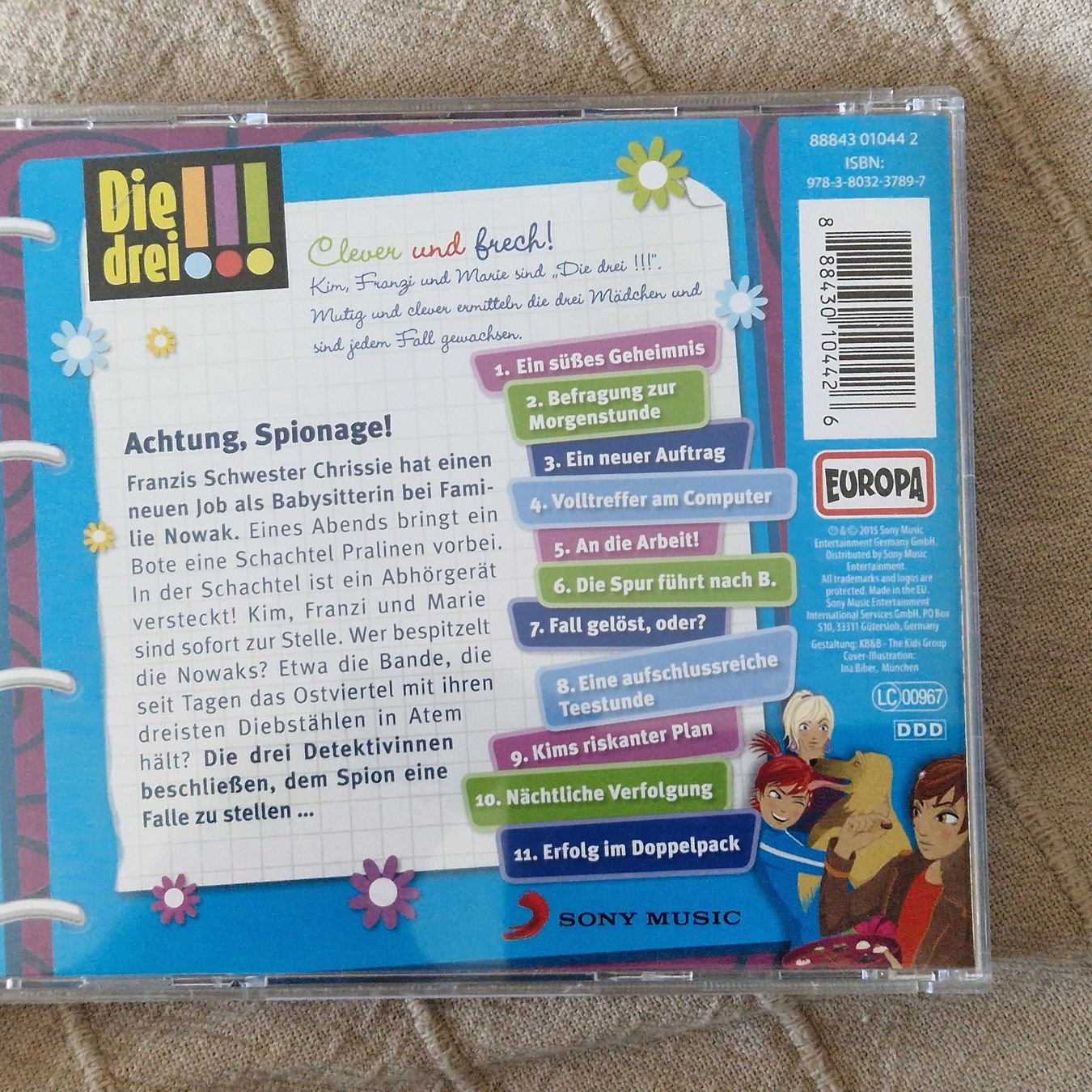 CDs: CD, Die drei !!!, Achtung Spionage, Fall 40 – Gebraucht aus Gränichen von sunchi07 1