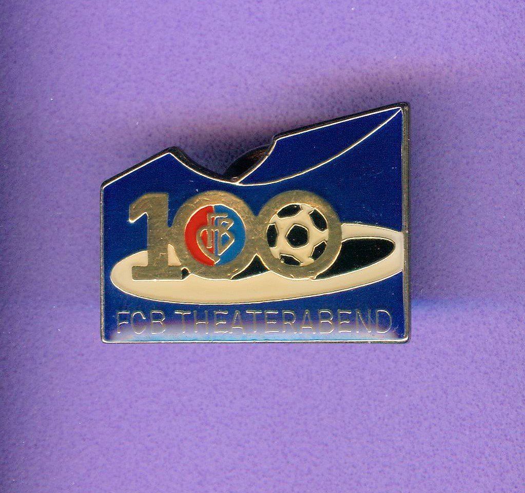 FC Basel Placchette & Badge: FC BASEL  100 JAHRE  Theaterabend – Usato da Winterthur venduto da Sammleroase