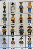 16 Lego Figuren (Set  1) Piraten