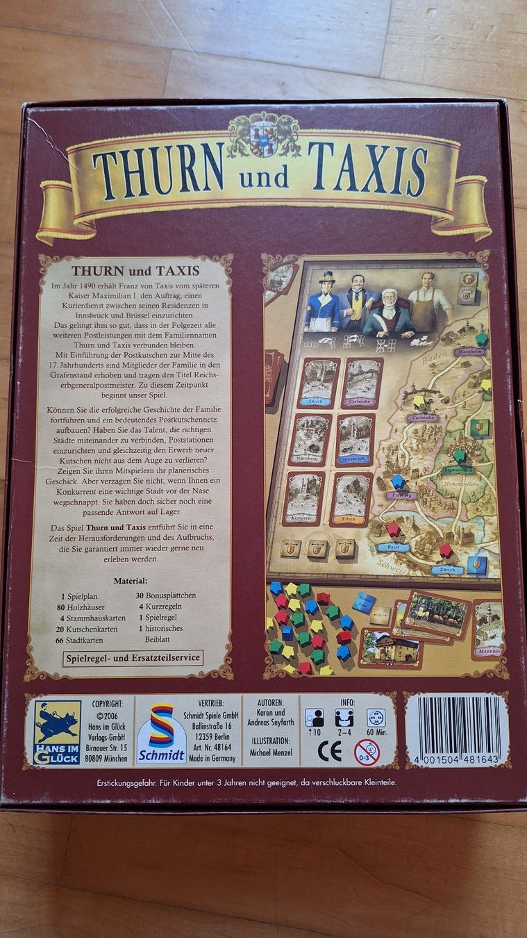 Spiele: Thurn und Taxis - Brettspiel – Gebraucht aus Altstätten SG von GGsGameshop 5