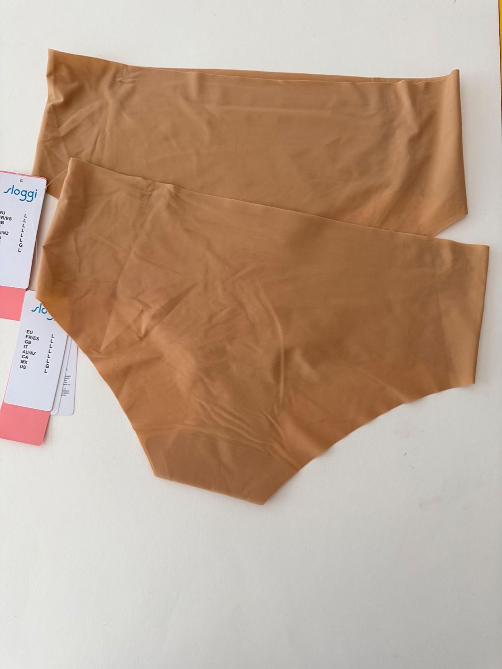 Sloggi Altra biancheria intima: SLOGGI, Hipster ZERO FEEL, Grösse L, 2 Stück in Hellbraun – Nuovo e nell'imballaggio originale da Rudolfstetten venduto da gst_g7xl 1