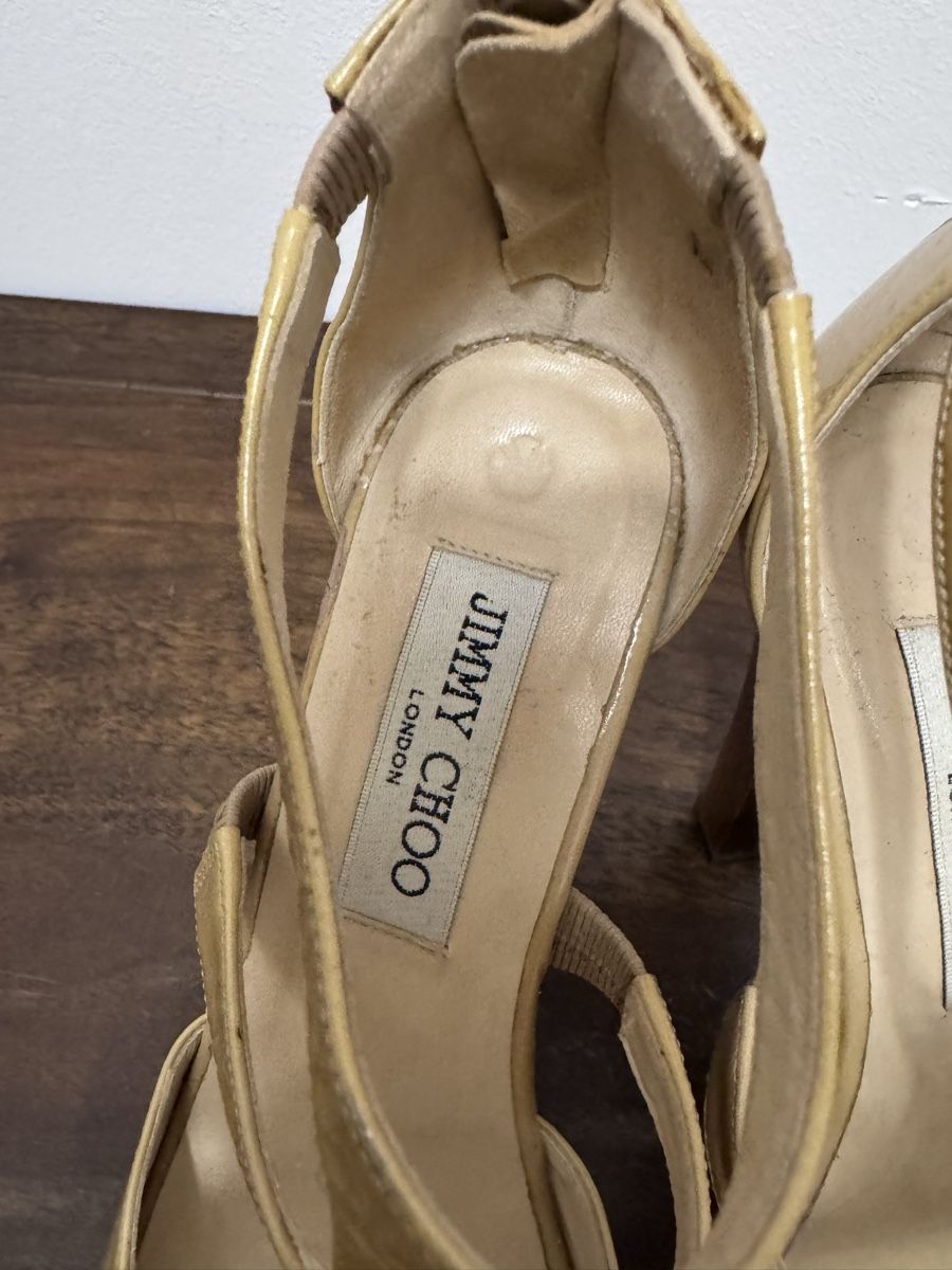 Damenschuhe: Jummy Choo sandal wood heel – Gebraucht aus Lugano von fla_gk6h 1