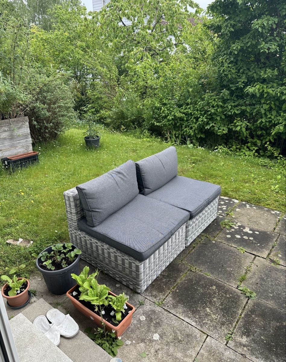Fauteuils: 4 Garten Lounge Set Polyrattan Grau – D'occasion à Zürich par Ale_7khj
