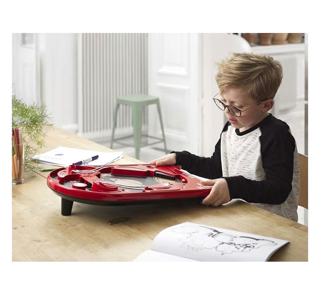 Flipper: Flipper BRIO rouge spatial - Jeu d'adresse parfait! – Usato da Les Avanchets venduto da Oro_Rog 1