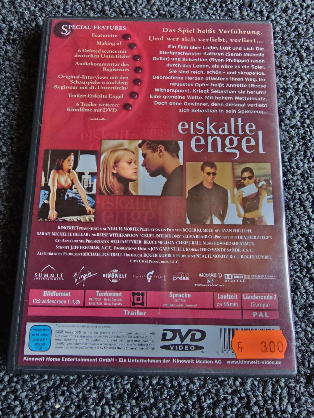 Tutti i DVDs: Eiskalte Engel DVD (20854) – Usato da Ruswil venduto da jan_bxl5 1