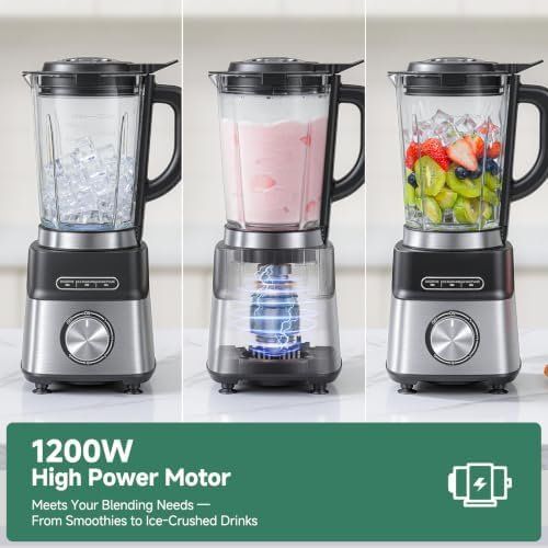 Appareils de cuisine: Standmixer Glas Smoothie Maker 1200 Watt 1 – Neuf avec emballage d'origine à Hundwil par pak_b5sl 3