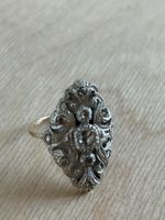 14 Kt Gold und Silber Ring