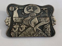 Basler Silber-Fasnachtsplakette 1952