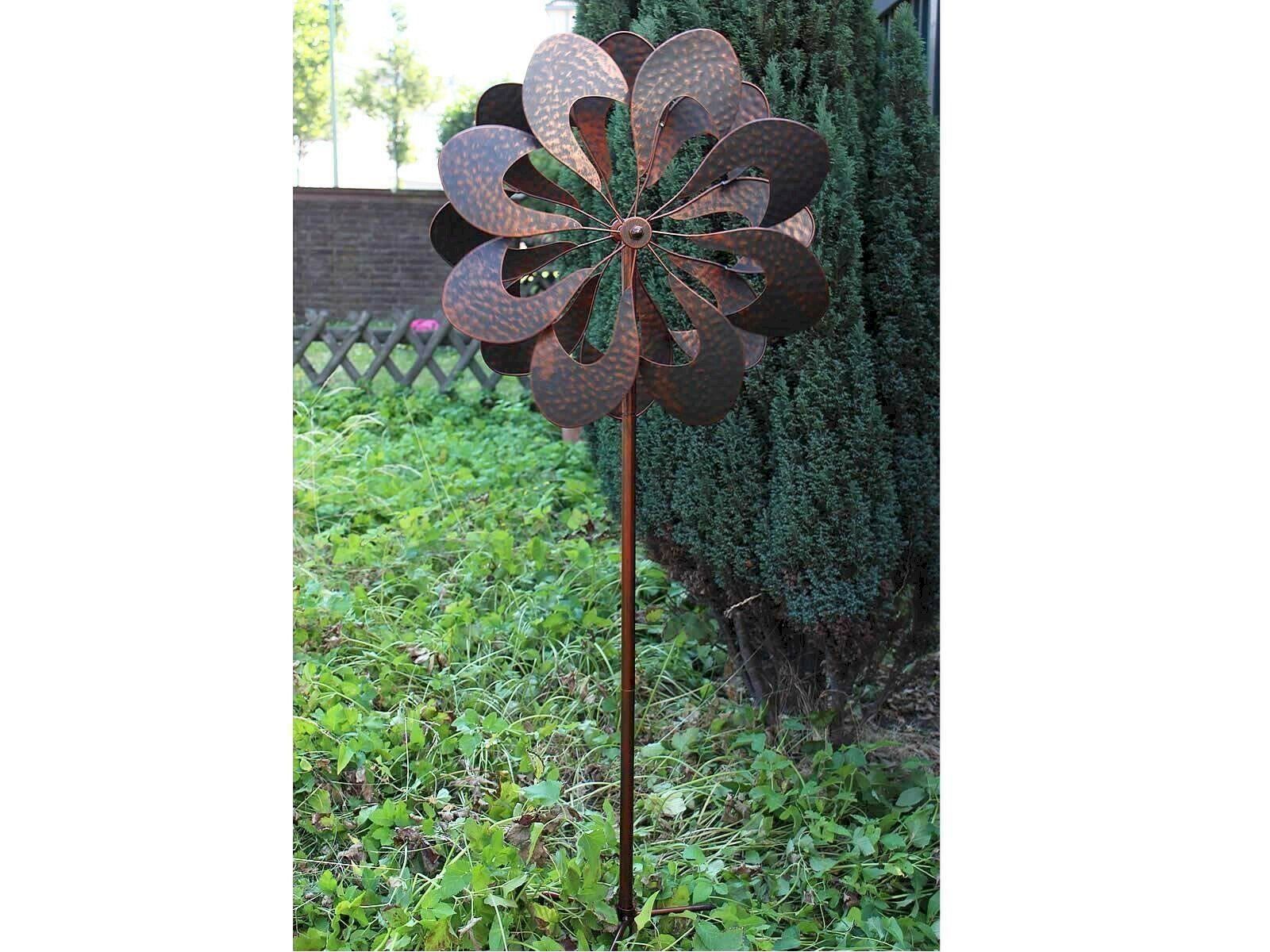 Altre Decorazioni per giardino: Hafix XXL Windrad mit zwei Blume - 183cm – Nuovo e nell'imballaggio originale da Bottighofen venduto da zaap 1
