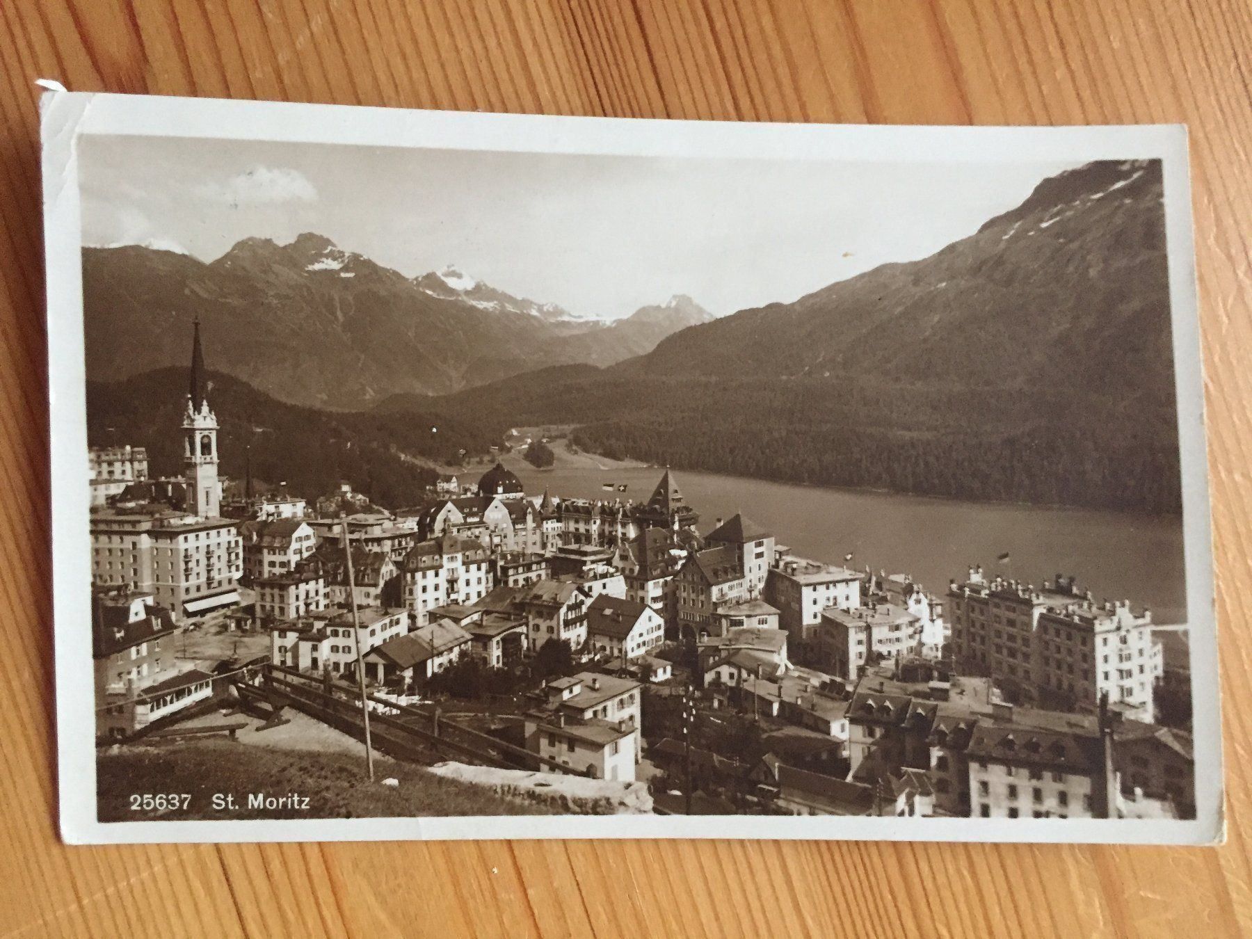 Cartoline postali: St. Moritz - AK 1921 – Usato da Oberuzwil venduto da Henri09