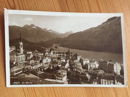 St. Moritz - AK 1921