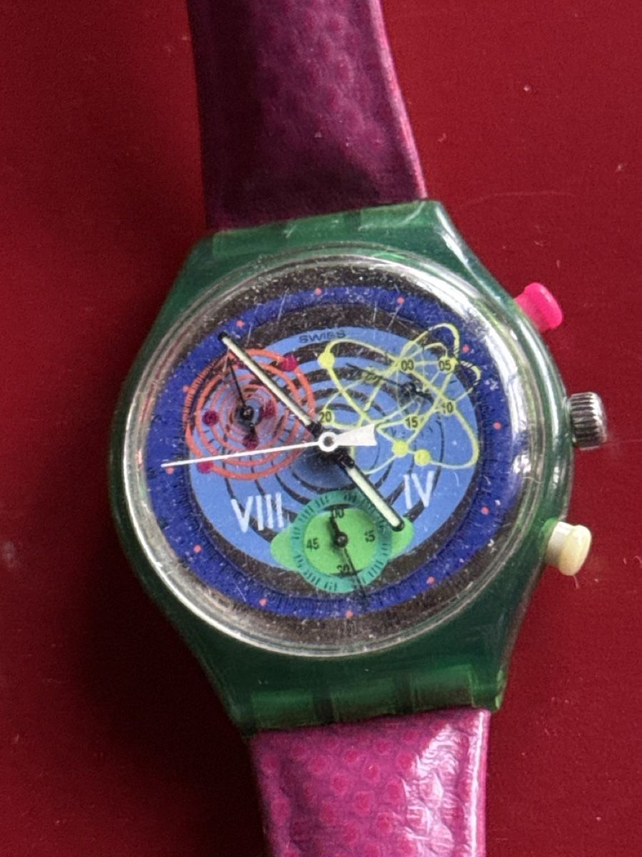 Swatch Smartwatch: Lot de 3 Swatch chrono et solar – Usato da Sergey venduto da sylviegut 3