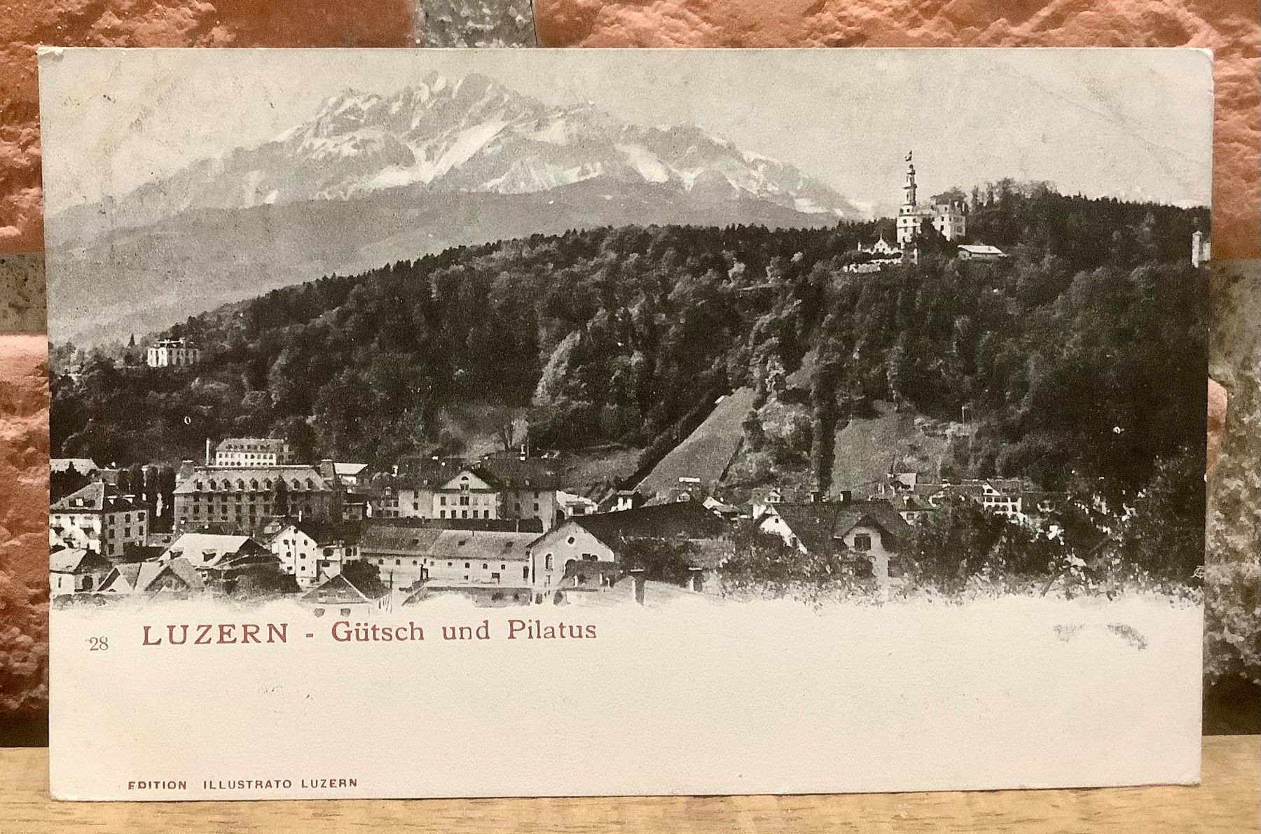 Cartoline postali: 1902 - LUZERN Gütsch & Pilatus – Usato da Root venduto da ENGLAND-TREASURES