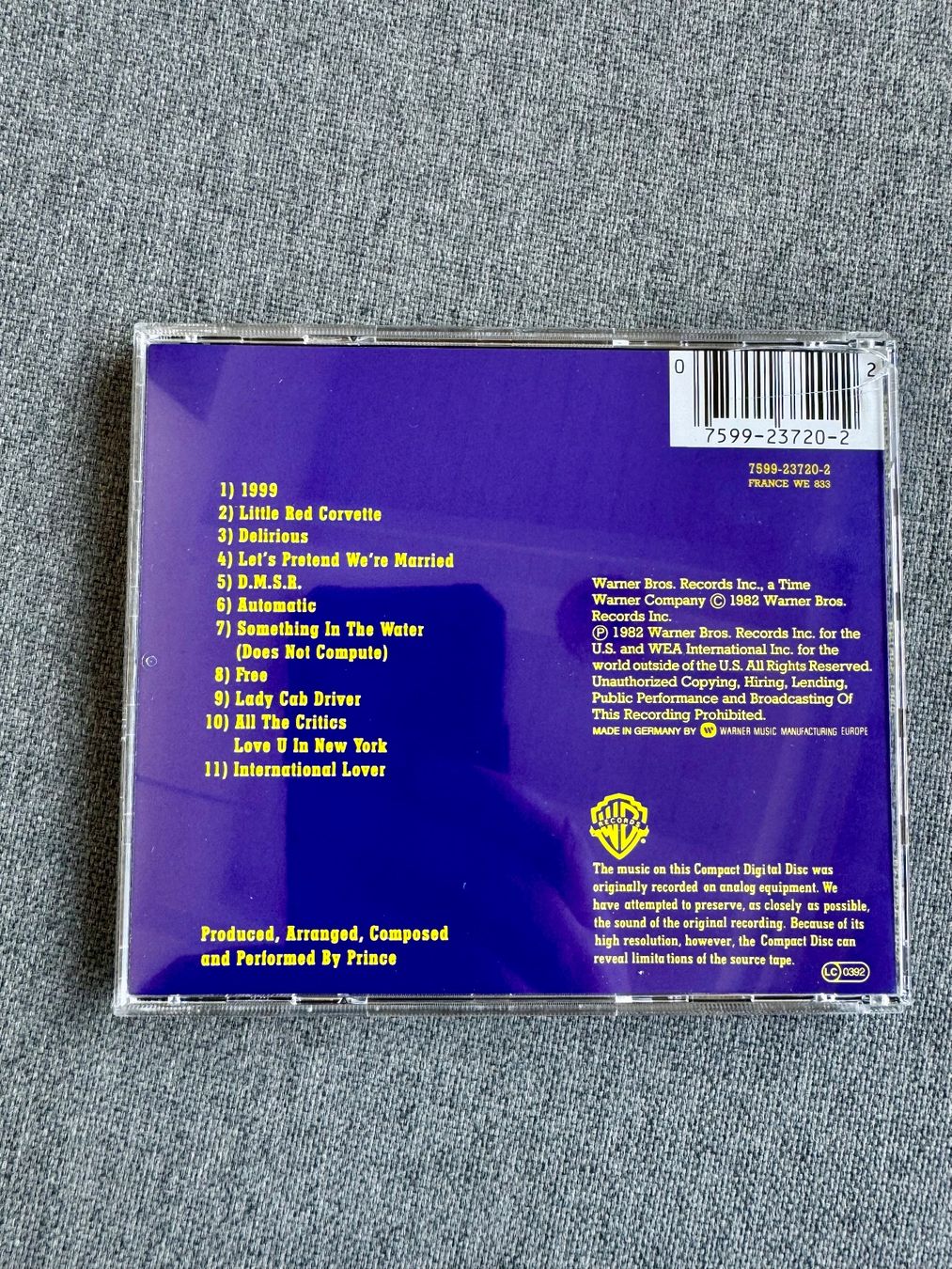 CDs: CD: Prince - 1999 – Gebraucht aus Bonstetten von Moeriger 1