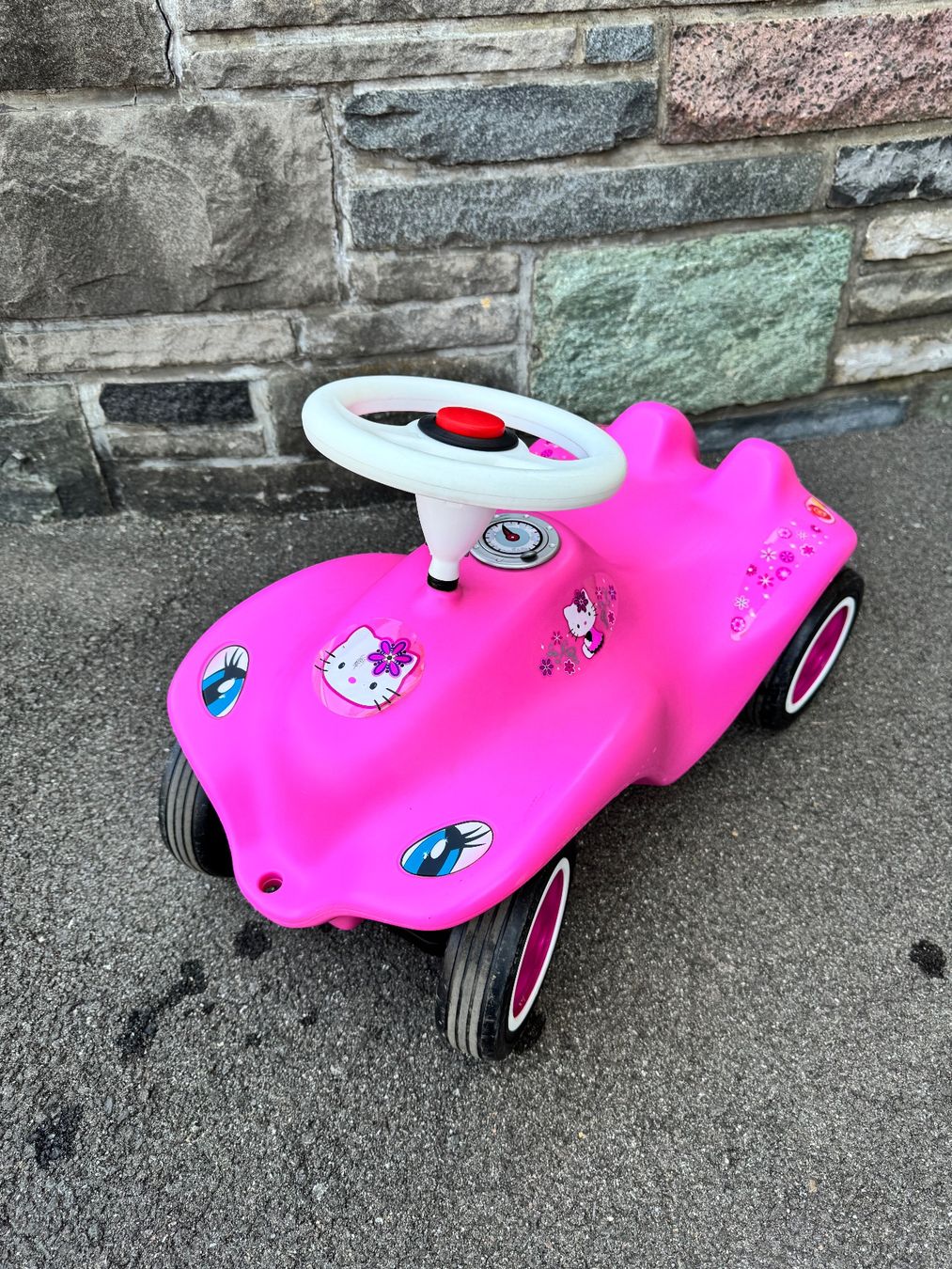 Big Veicoli per bambini: BIG Bobby Car mit Anhänger – Usato da Gommiswald venduto da Aloha.Spirit 5