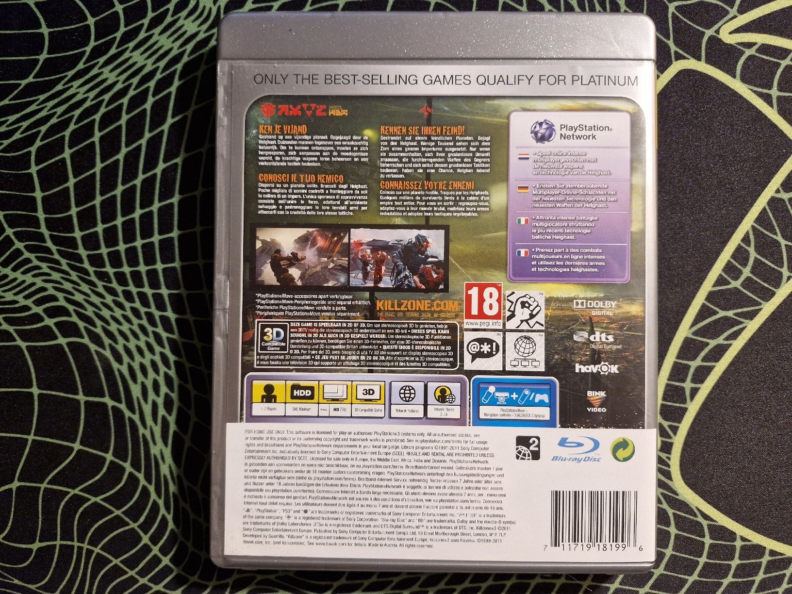 Sony Giochi: Killzone 3 Platinum – Usato da Cugy/FR venduto da Lord-Beskar 1