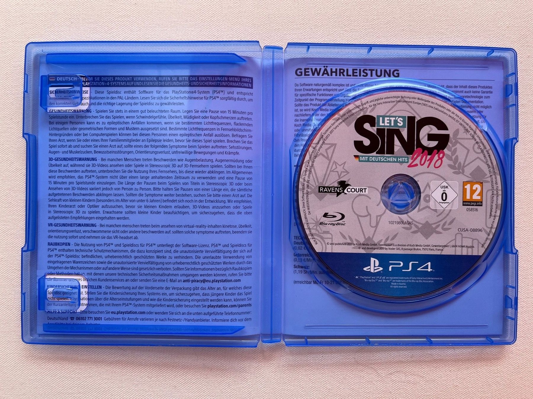 Sony Giochi: PS4 Spiel Let's Sing 2018 - Mit Deutschen Hits! – Usato da Zürich venduto da Gurkis 2