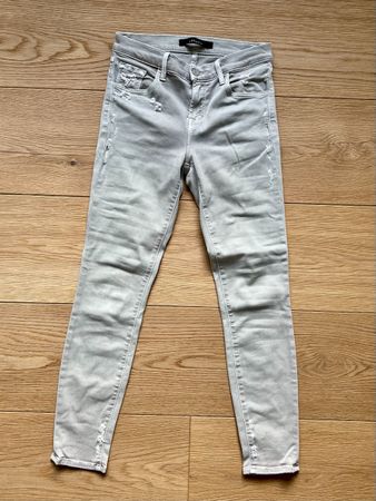 J Brand Jeans Capri Mid Rise Gr. 24 grau-grün