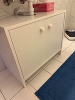 Waschbeckenunterschrank weiss mit zwei Türen gebraucht