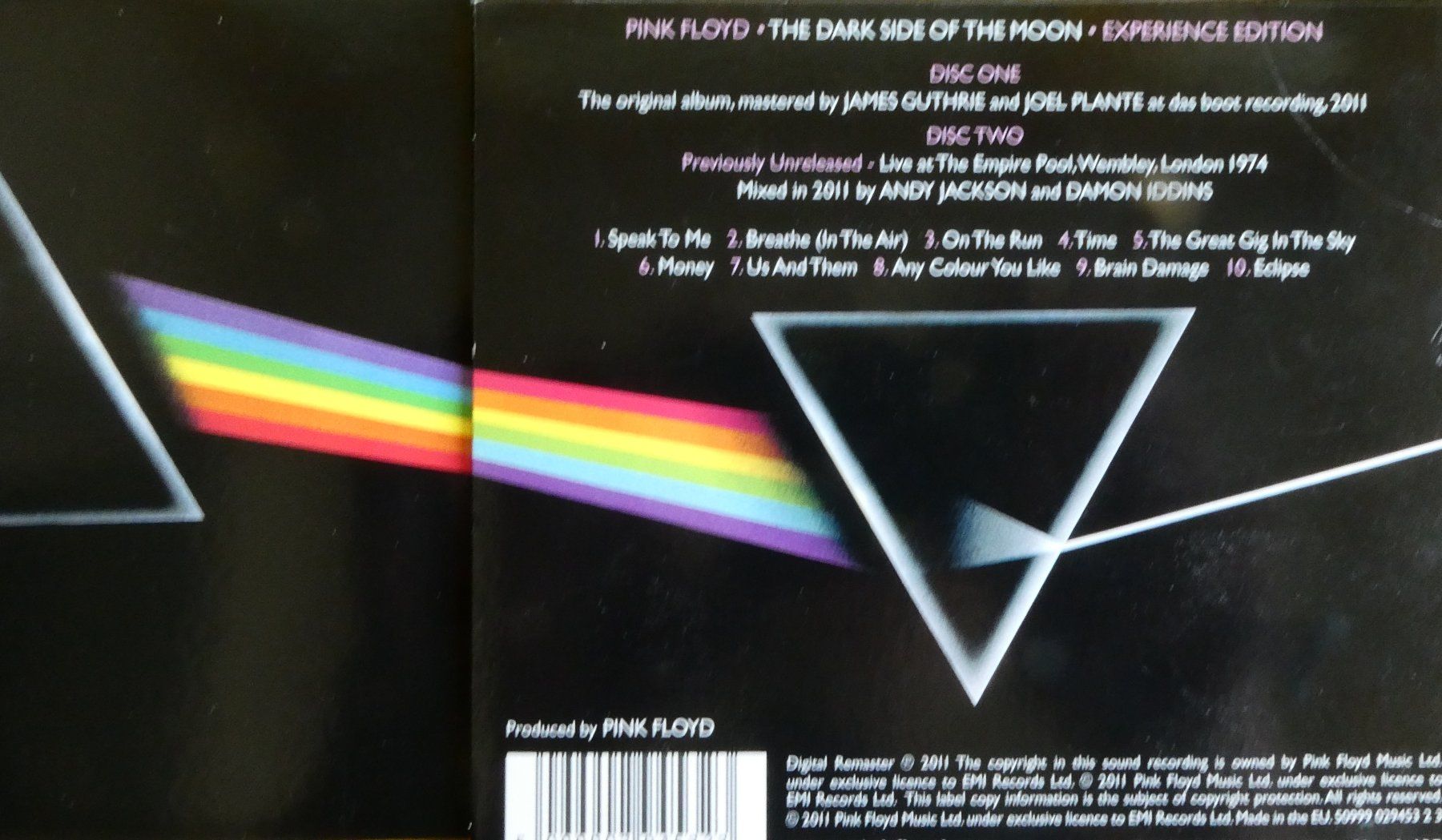 CDs: Pink Floyd - Dark side - Experience edition – Neu (gemäss Beschreibung) aus Jegenstorf von Ak50