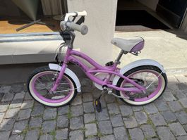 bikestar Premium Sicherheits Kinderfahrrad 16" Cruiser Pink 