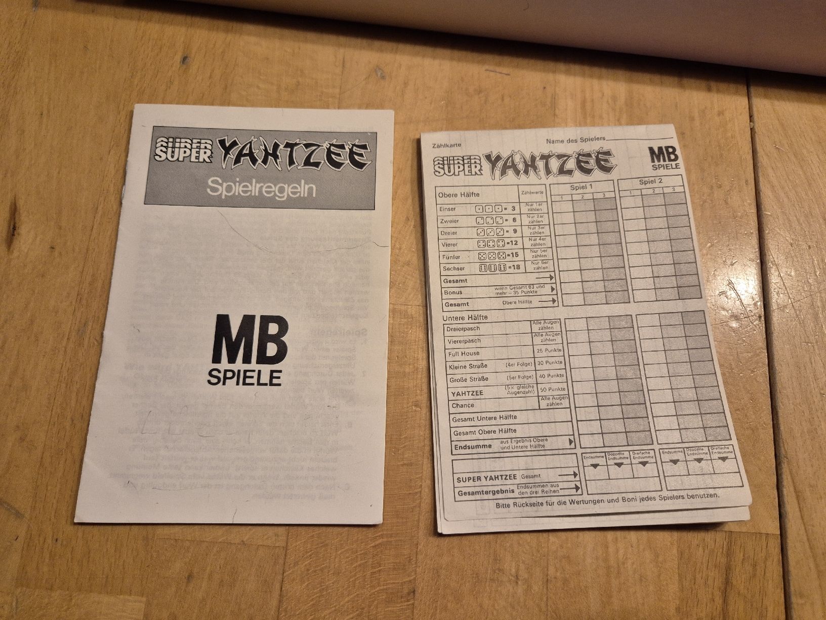 Giochi: MB Super Yahtzee Würfelspiel – Usato da Ettiswil venduto da beekeper13 4