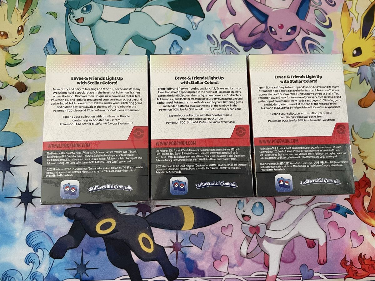 Pokémon Carte collezionabili: Pokemon Prismatic Evolution ENGLISH 3x – Nuovo e nell'imballaggio originale da Wallisellen venduto da ale_v9vd 2