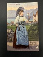 Bernerin in Tracht, 1910er-Jahre