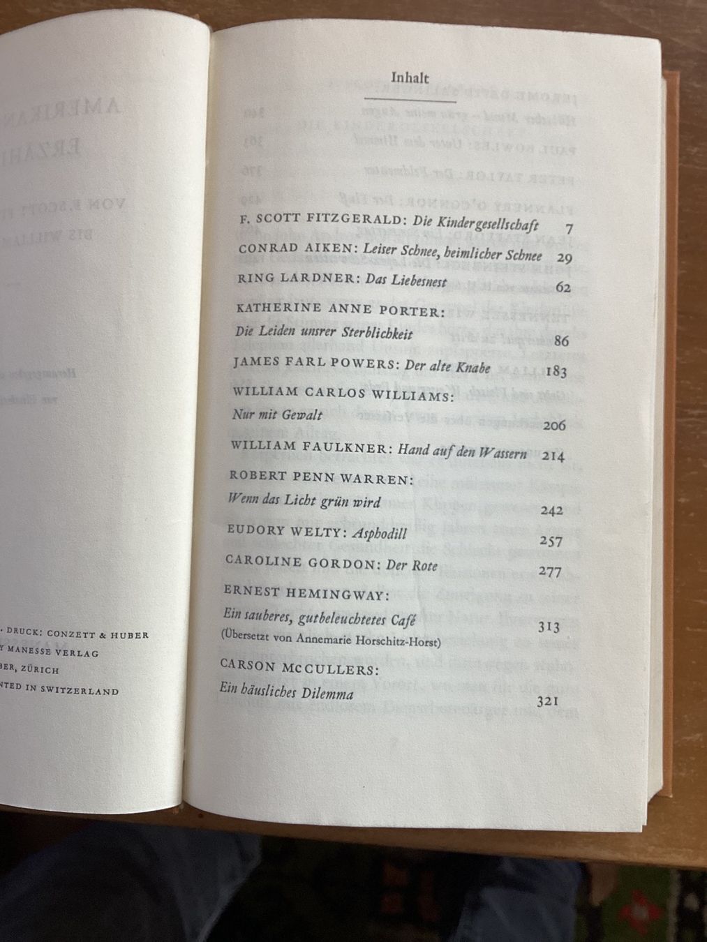 Livres: Manesse; Amerikanische Erzähler – D'occasion à Zürich par tol_b7c7 3