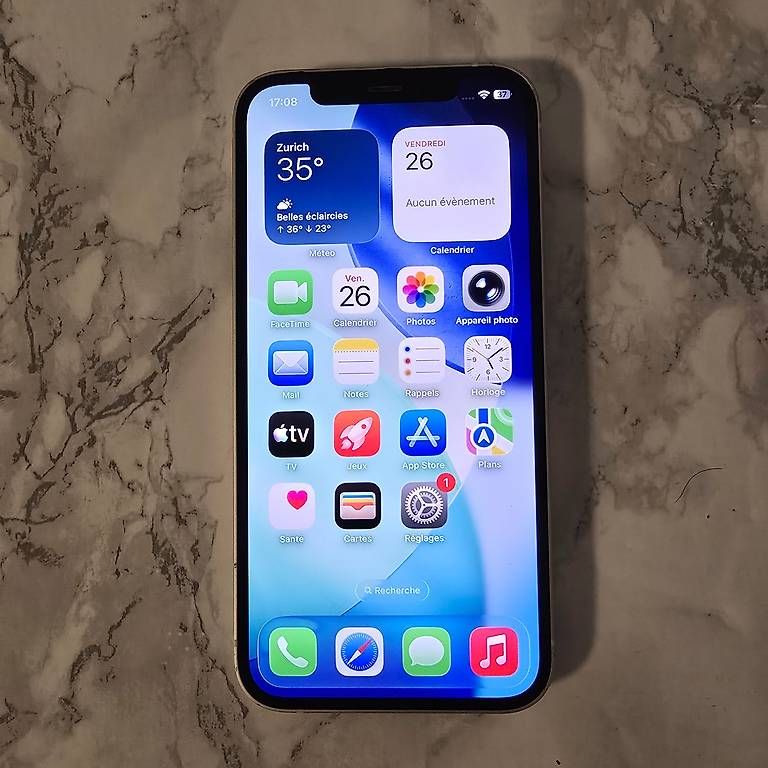 Apple Telefoni cellulari / Smartphones: iPhone 12 blanc - 64 Go – Usato da Renens VD venduto da MTD2211 1
