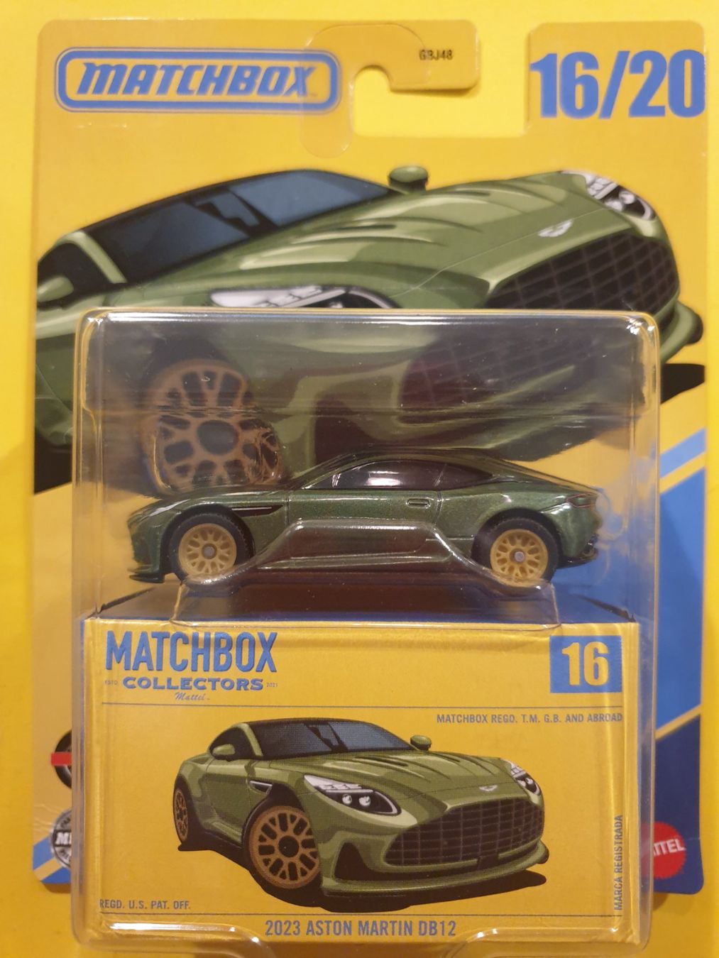 Matchbox Modellini d'auto: Matchbox 2023 ASTON MARTIN DB12 – Nuovo e nell'imballaggio originale da Oftringen venduto da Rotor 1