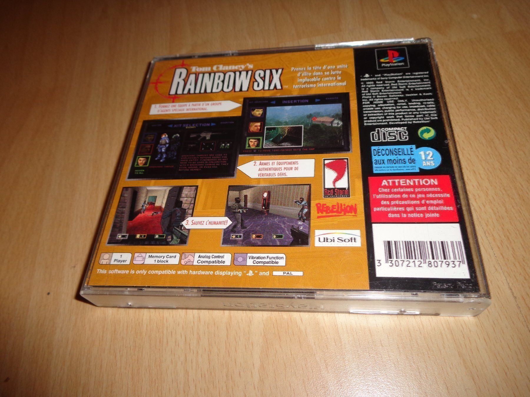 Giochi: Tom Clancy's Rainbow Six (PS1) – Usato da Olten venduto da Disc-Ausverkauf 2