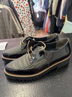 Paul Green Schuhe Damen Schnürschuhe Lackleder Grösse 37.5