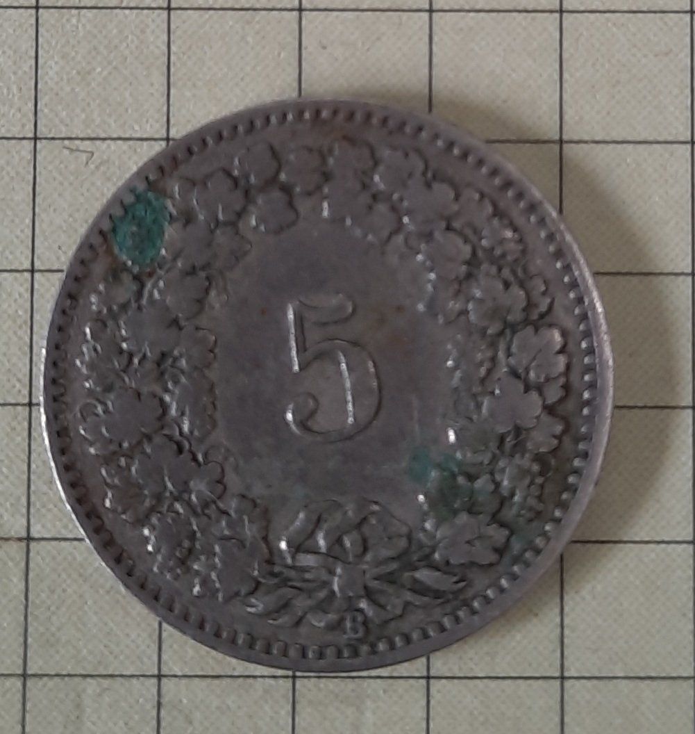 Tutti le monete: 5 Rappen, 1907 – Usato da Ettenhausen TG venduto da elgravuro 1