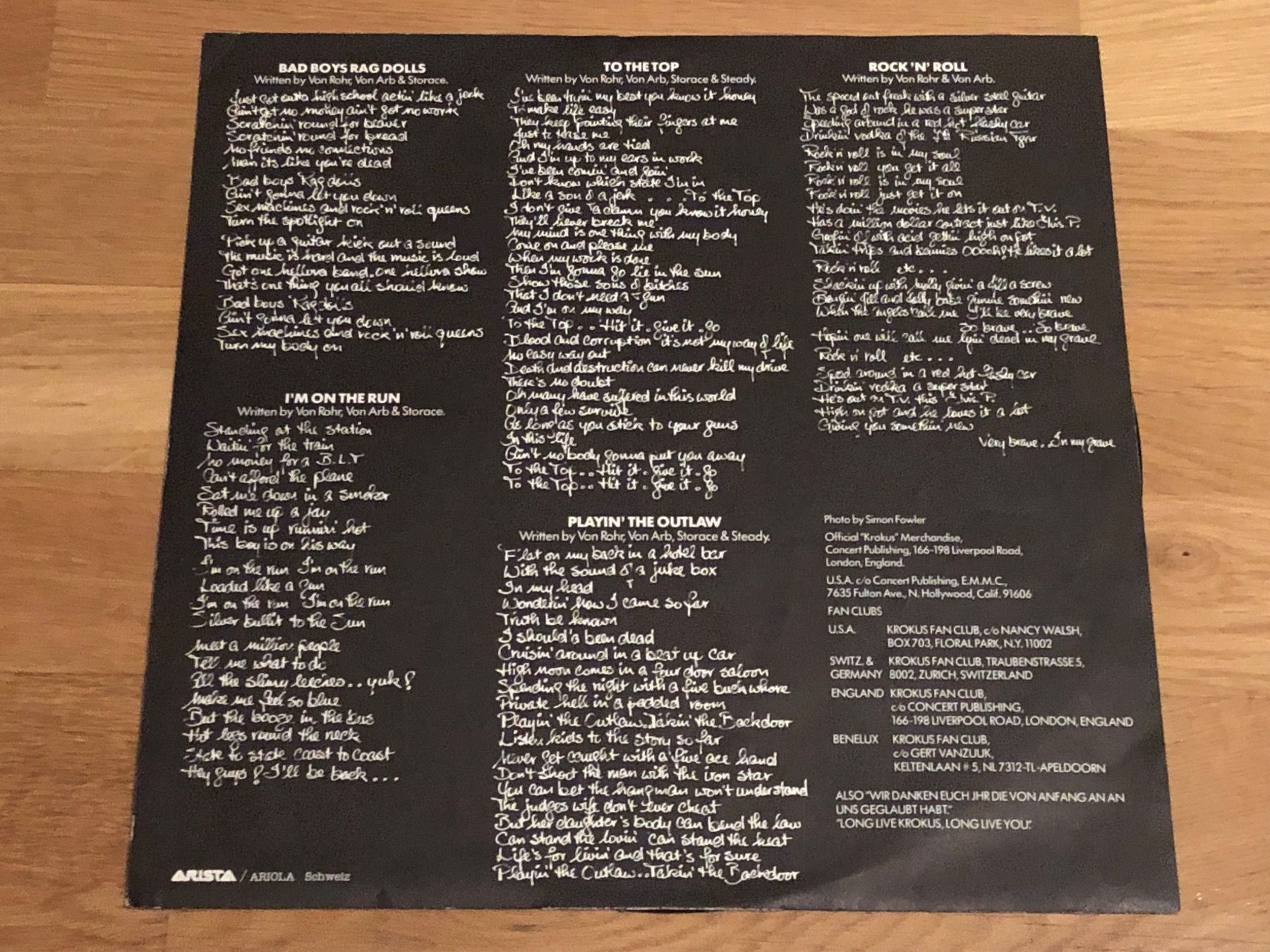 Dischi in vinile: Krokus. 1982. One Vice At A Time – Usato da Faulensee venduto da Mizuno06 2