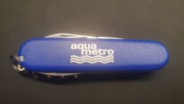 2 Victorinox Sackmesser OFFICIER SUISSE / aquametro und AMAG