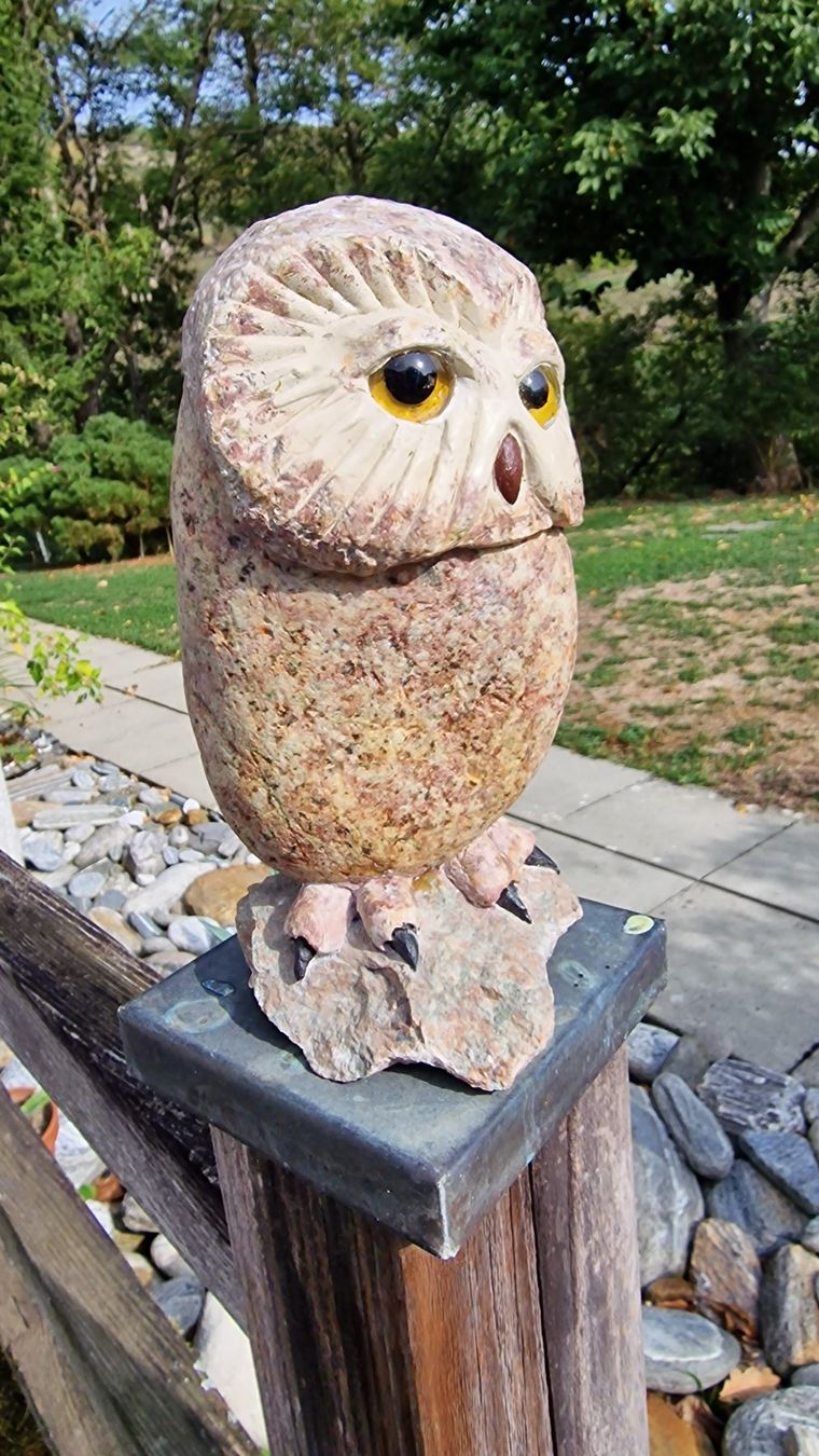 Figuren: Schöne Stein-Eule – Gebraucht aus Wil  AG von Kfloh 1