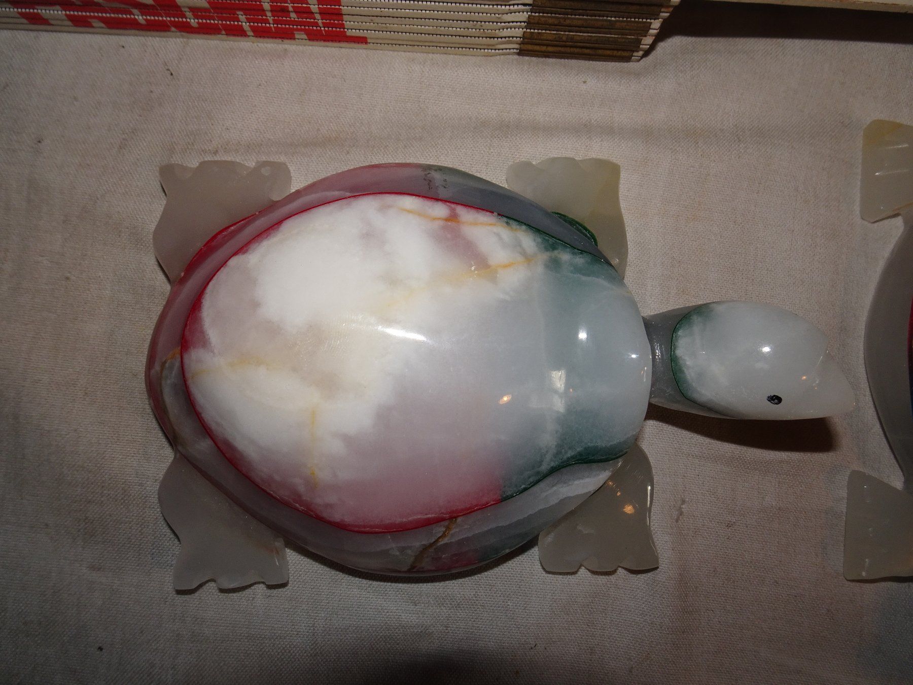 Statuette: 2 Schildkröten in Jade oder ähnliches Material – Usato da Bichwil venduto da Silbereule9 2