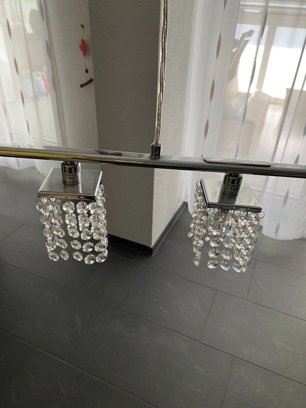 Kronleuchter & Deckenlampen: Esstisch Deckenlampe – Gebraucht aus Langenthal von Regentropfe 1