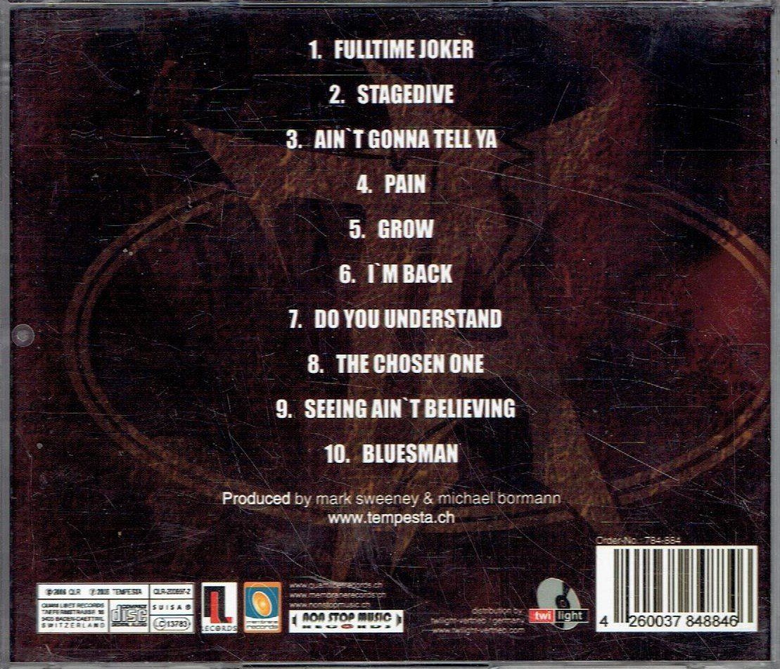 CD: TEMPESTA Fulltime Joker, 2006 – Usato da Flims - Dorf venduto da Stagediver 1