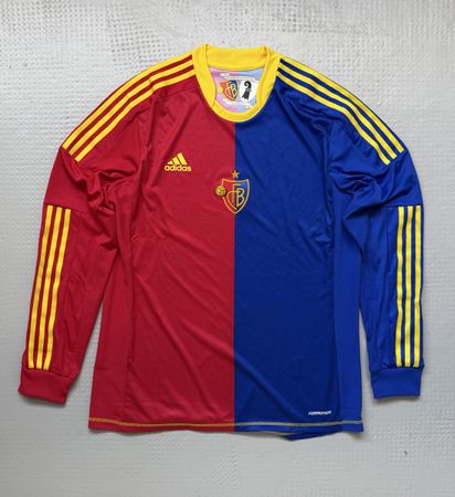 Fc Basel Adidas Trikot Langarm 2012-13 Formotion wie neu