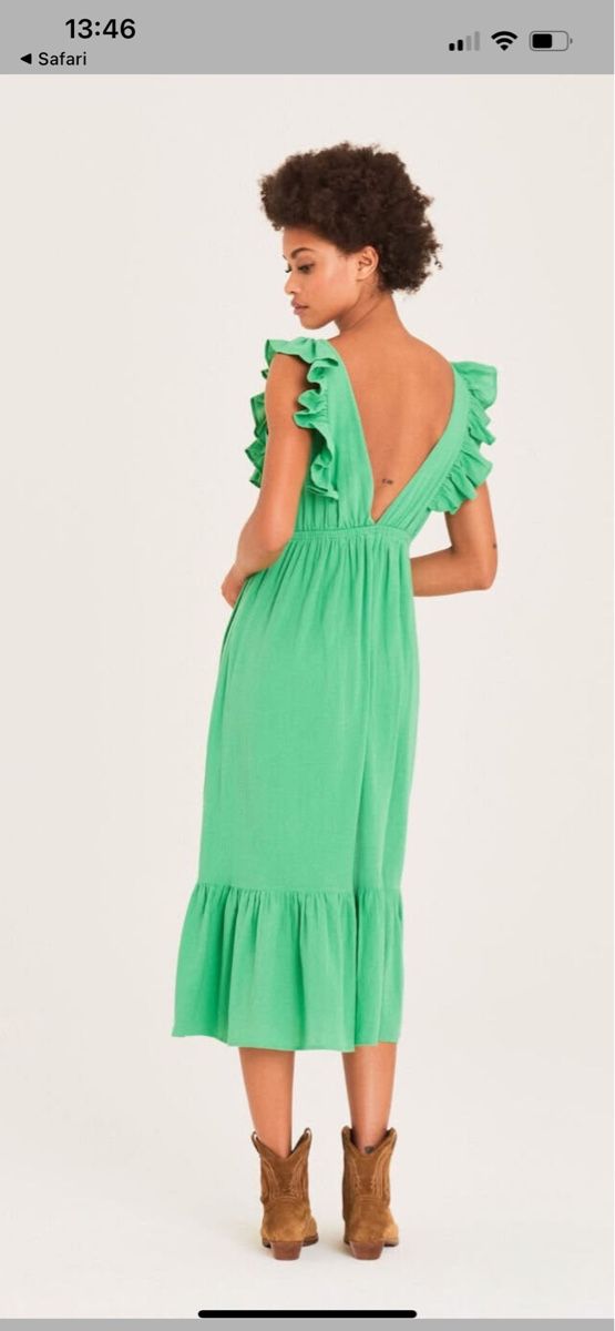 Ba&Sh Kleider: Robe longue BA&SH, taille 1, vert – Gebraucht aus Hauterive NE von Lipal 5