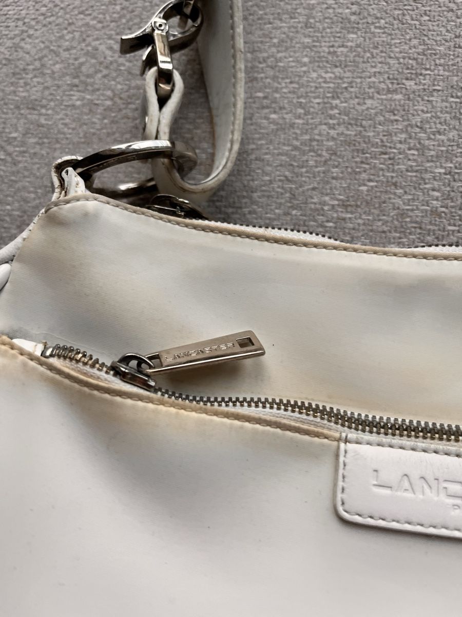 Lancaster Borse da donna: White Lancaster Paris Handbag - Needs Clean – Usato da Lausanne venduto da Danash 3