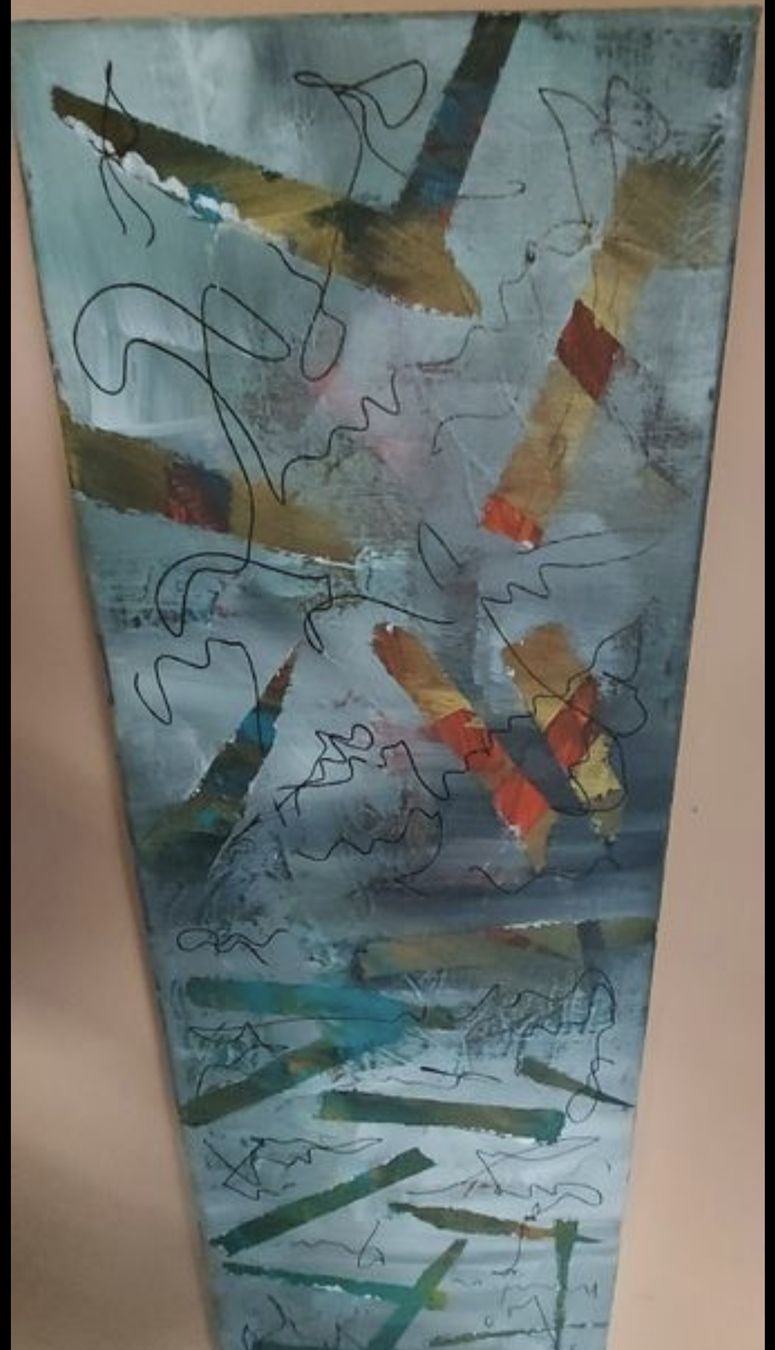 Dipinti: Gemälde, Moderne Kunst, handmade 20×60 – Nuovo (secondo la descrizione) da Riehen venduto da Steinbock1970