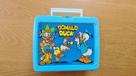 Vintage Walt Disney Donald Duck Lunch Box/ Kinderkoffer 1986
