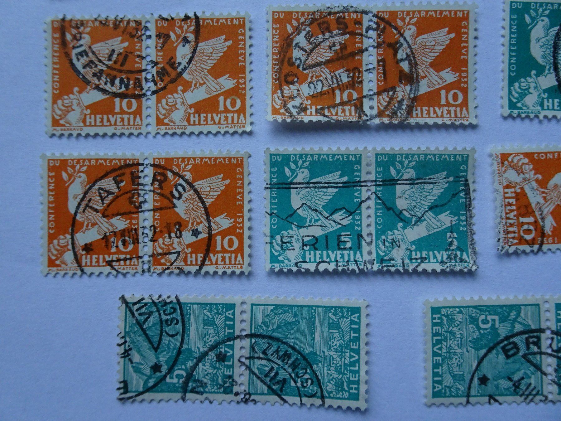 Tutti i francobolli: 1932 – Usato da Aadorf venduto da Chnorli-Furz 3