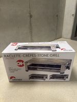 Ohmex Raclette Crepes Stone Grill 4500 4-in-1 neuwertig