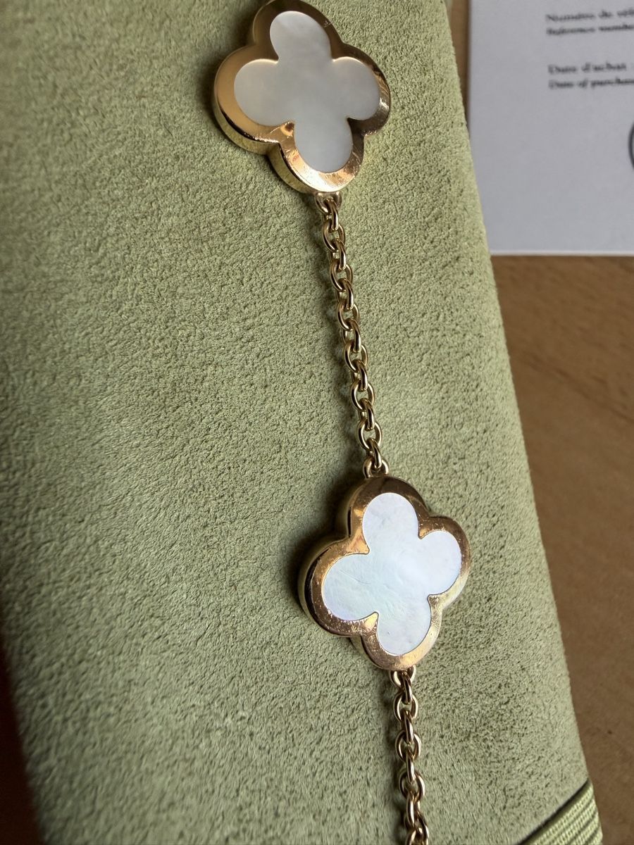 Sonstiger Schmuck: Original Van Cleef & Arpels Pure Alhambra Set mit Perlmutt – Gebraucht aus Bern von AndrewHM 3