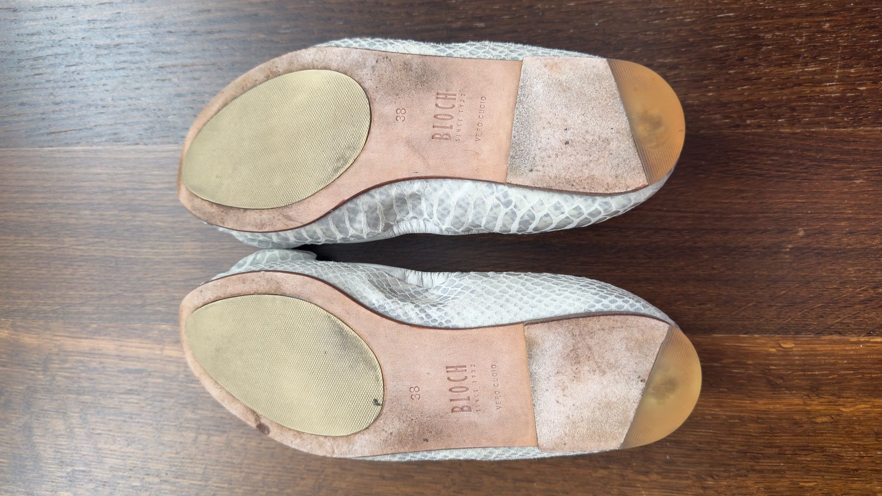 Bloch Scarpe da donna: BLOCH Ballerinas Gr. 38 – Leder / Python-Optik – Usato da Bern venduto da n9j_ptl6 4