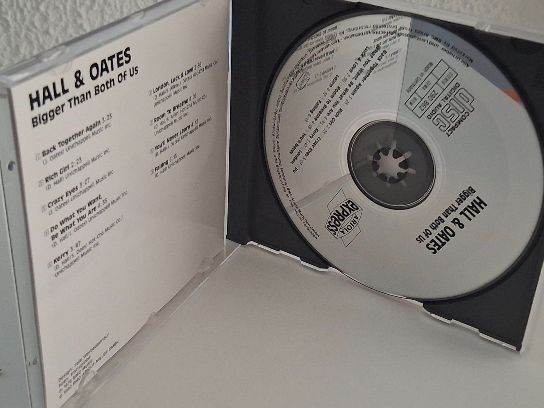 CDs: CD Hall & Oates - Bigger Than Both Of Us – Gebraucht aus Aarberg von Jackup1 2